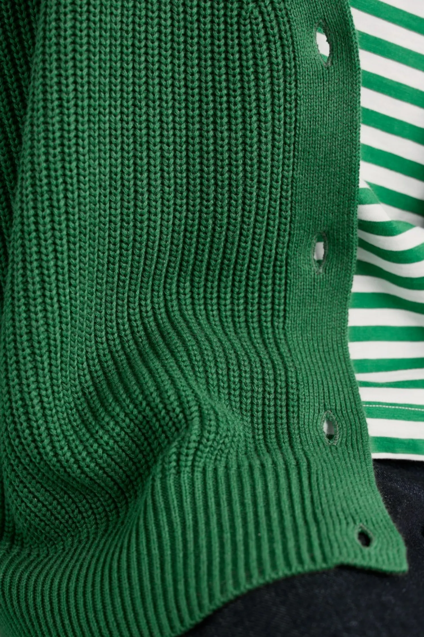 Winding Creek Organic Cotton Knit Cardigan