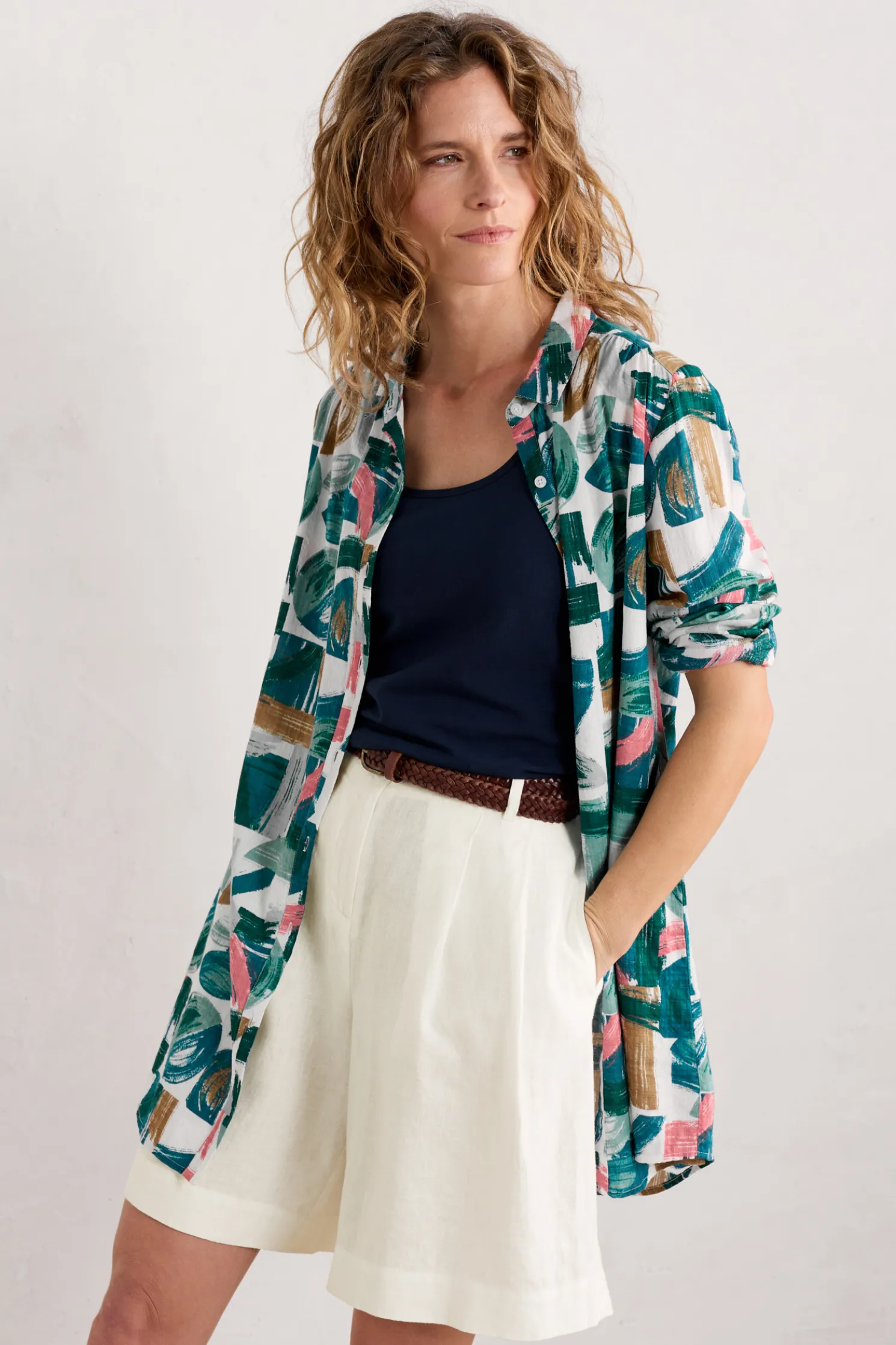 Wren Flutter Longline Shirt