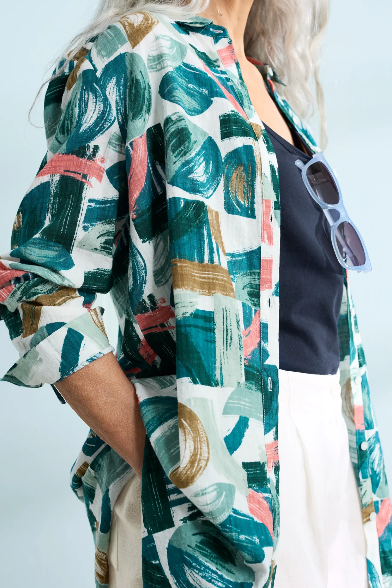 Wren Flutter Longline Shirt